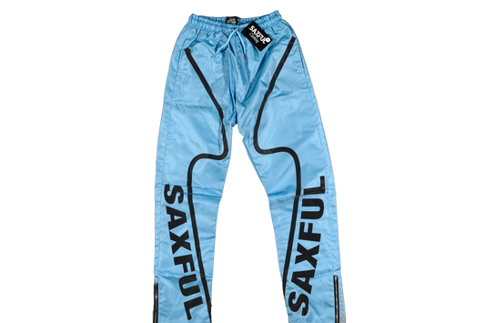 Sky Blue Saxful Reflex Pants