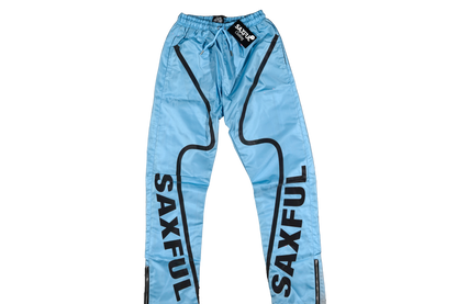 Sky Blue Saxful Reflex Pants